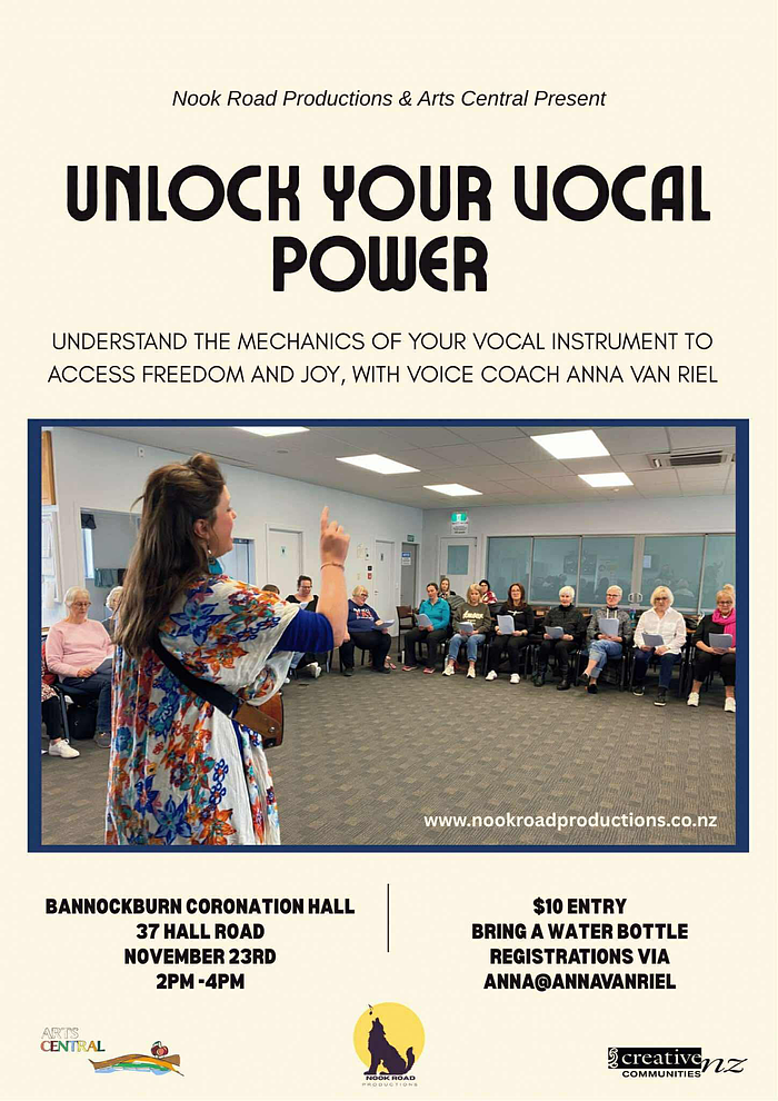 Bannockburn Vocal Workshop - Unlock your Vocal Power logo
